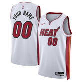 Miami Heat Unisex Swingman Custom Jersey White - Association Edition for sale