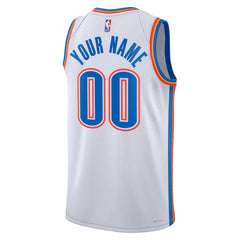 Oklahoma City Thunder Unisex Swingman Custom Jersey White - Association Edition on sale