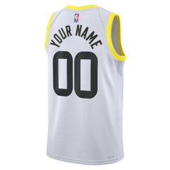 Utah Jazz Unisex Swingman Custom Jersey White - Association Edition shop