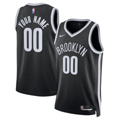 Brooklyn Nets Unisex Swingman Custom Jersey Black - Icon Edition outlet