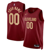 Cleveland Cavaliers Unisex Swingman Custom Jersey Burgundy sale - Icon Edition cheap