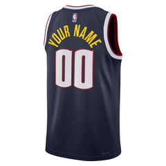 Denver Nuggets Unisex Swingman Custom Jersey Navy sale - Icon Edition sale