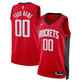 Houston Rockets Unisex Swingman Custom Jersey Red - Icon Edition cheap