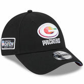 Green Bay Packers New Era 2023 NFL Crucial Catch 9FORTY Adjustable Hat - Black for sale