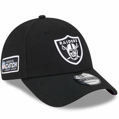 Las Vegas Raiders New Era 2023 NFL Crucial Catch 9FORTY Adjustable Hat - Black online