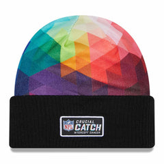 Chicago Bears New Era 2023 NFL Crucial Catch Cuffed Knit Hat - Black cheap