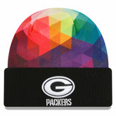 Green Bay Packers New Era 2023 NFL Crucial Catch Cuffed Knit Hat - Black sale