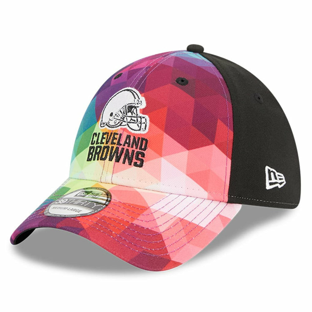Cleveland Browns New Era 2023 NFL Crucial Catch 39THIRTY Flex Hat - Pink online