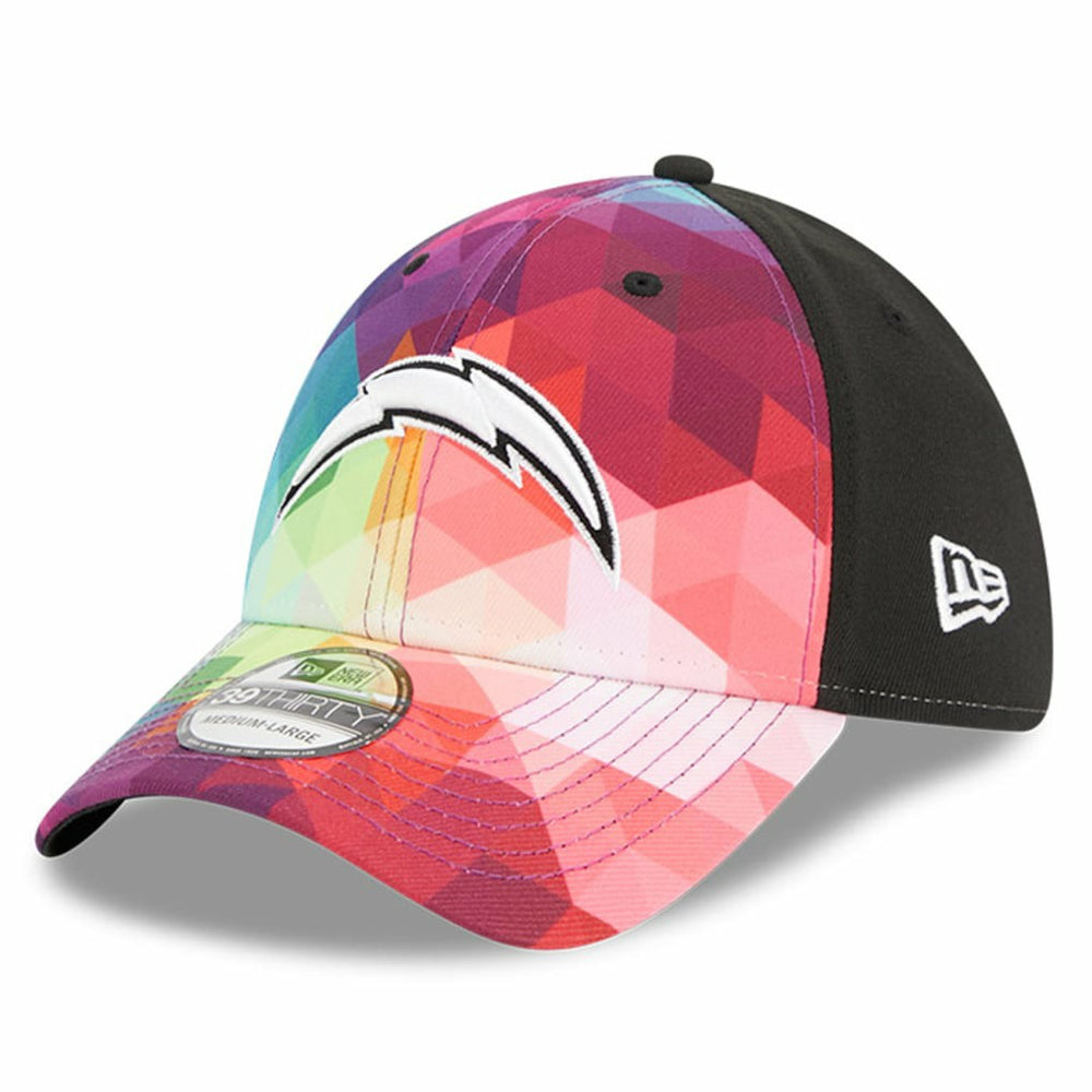 Los Angeles Chargers New Era 2023 NFL Crucial Catch 39THIRTY Flex Hat - Pink online