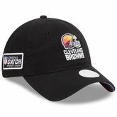 Cleveland Browns New Era Women's 2023 NFL Crucial Catch 9TWENTY Adjustable Hat - Black for sale