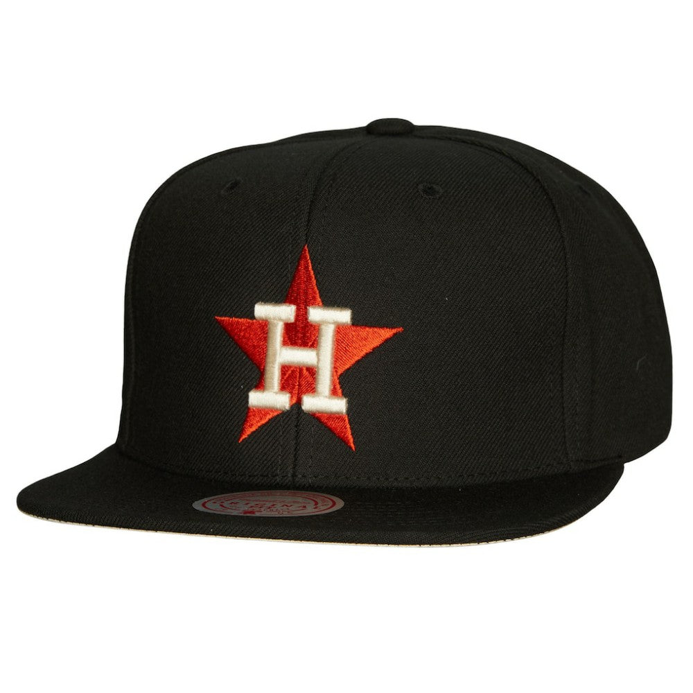 Houston Astros Cooperstown Collection True Classics Snapback Hat Black