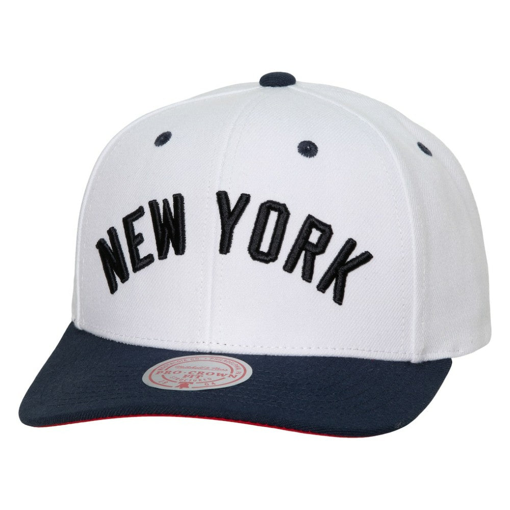 New York Yankees Cooperstown Collection Pro Crown Snapback Hat White