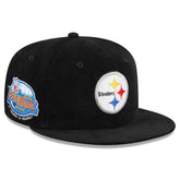 Pittsburgh Steelers New Era Throwback Cord 59FIFTY Fitted Hat - Black outlet