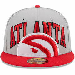 Atlanta Hawks Tip-Off Two-Tone 59FIFTY Fitted Hat - Gray/Red outlet