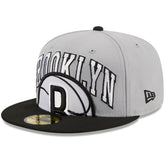 Brooklyn Nets Tip-Off Two-Tone 59FIFTY Fitted Hat - Gray/Black discount