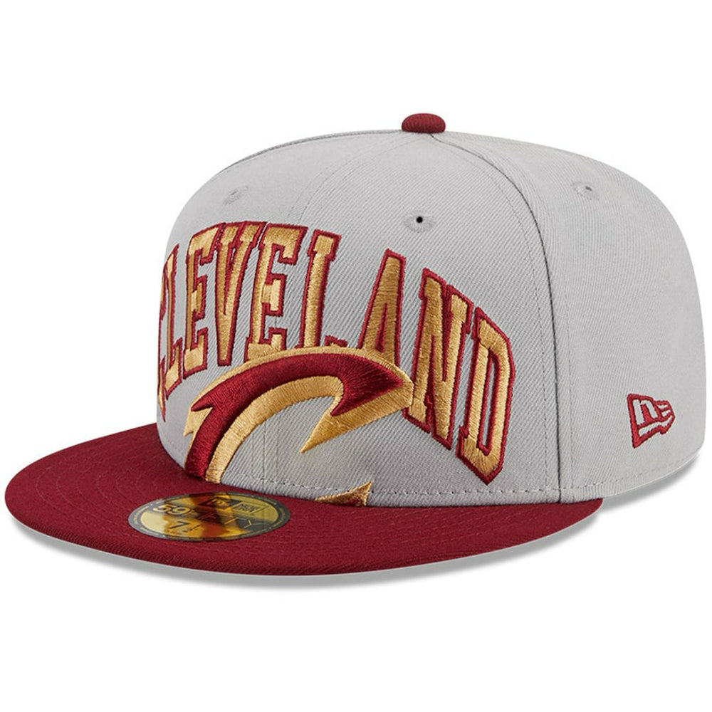 Cleveland Cavaliers Tip-Off Two-Tone 59FIFTY Fitted Hat sale - Gray/Wine online