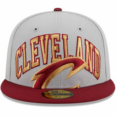 Cleveland Cavaliers Tip-Off Two-Tone 59FIFTY Fitted Hat sale - Gray/Wine online