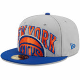New York Knicks Tip-Off Two-Tone 59FIFTY Fitted Hat - Gray/Blue online