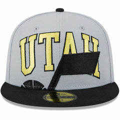 Utah Jazz Tip-Off Two-Tone 59FIFTY Fitted Hat - Gray/Black outlet