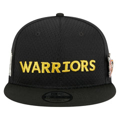 Golden State Warriors Post-Up Pin Mesh 9FIFTY Snapback Hat sale - Black for sale