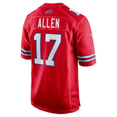 Josh Allen Buffalo Bills Alternate Game Jersey - Red online