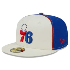 Philadelphia 76ers Piped Pop Panel 59FIFTY Fitted Hat - Cream discount