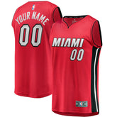 Miami Heat Fast Break Custom Jersey - Red - Statement Edition shop
