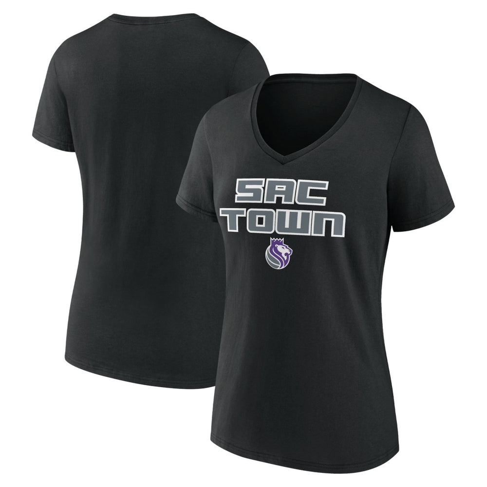 Sacramento Kings Women's Team Pride V-Neck T-Shirt - Black on sale