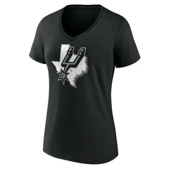 San Antonio Spurs Women's Team Pride V-Neck T-Shirt - Black outlet