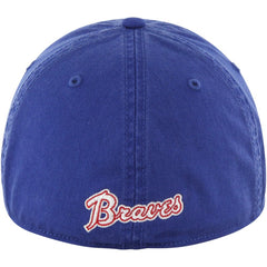 Atlanta Braves Sure Shot Classic Franchise Fitted Hat Royal