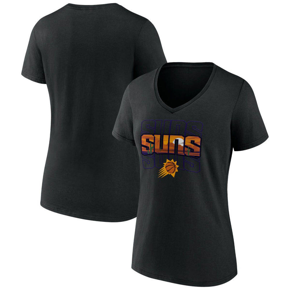 Phoenix Suns Women's Announcer V-Neck T-Shirt - Black online