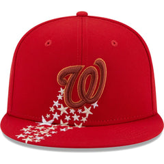 Washington Nationals Meteor 59FIFTY Fitted Hat Red
