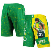 Larry Bird Boston Celtics Hardwood Classics Player Burst Shorts - Kelly Green shop