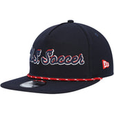 USMNT New Era Script Golfer Adjustable Hat - Navy outlet