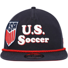 USMNT New Era Heritage The Golfer Snapback Hat - Navy online