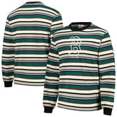 Boston Red Sox PLEASURES Ballpark Long Sleeve T-Shirt Cream/Green