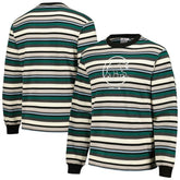 Chicago Cubs PLEASURES Ballpark Long Sleeve T-Shirt Cream/Green