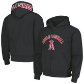 Los Angeles Angels PLEASURES Opening Day Full-Zip Hoodie Black