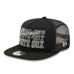Chicago White Sox Street Team A-Frame Trucker 9FIFTY Snapback Hat Black