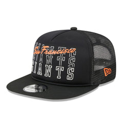 San Francisco Giants Street Team A-Frame Trucker 9FIFTY Snapback Hat Black