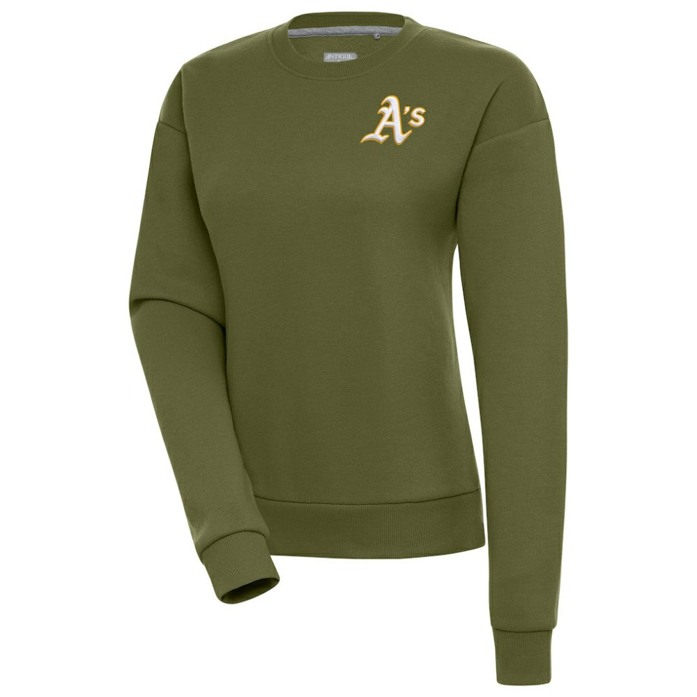 Athletics Antigua Women's Victory Pullover Sweatshirt Olive