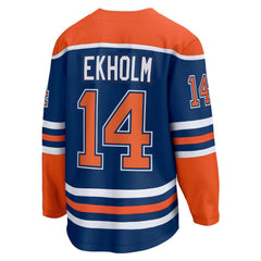 Mattias Ekholm Edmonton Oilers Fanatics Home Breakaway Jersey - Royal Jerseys