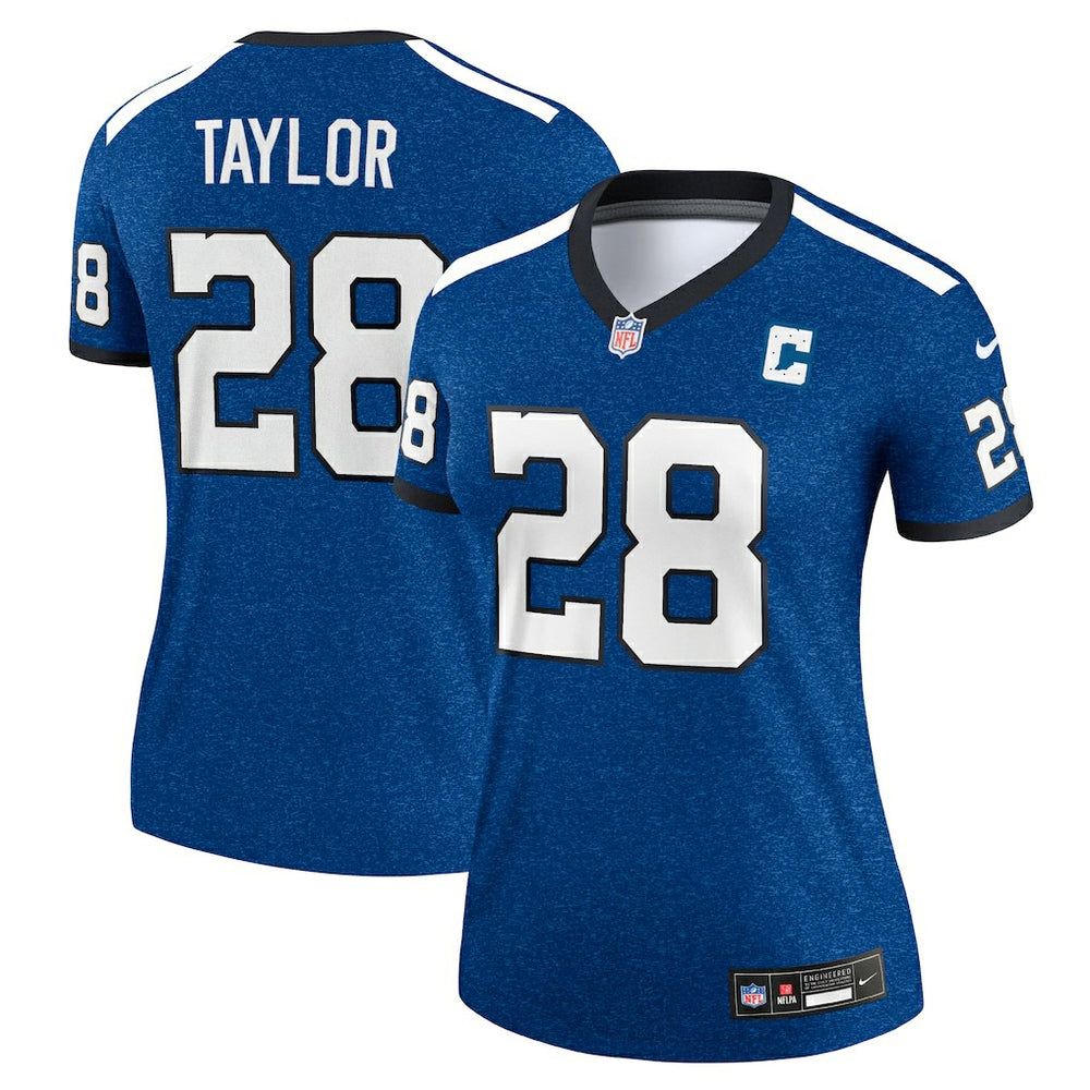 Jonathan Taylor Indianapolis Colts Women's Alternate Legend Player Performance Top - Royal for sale