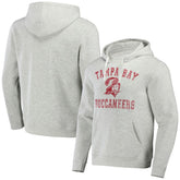 Tampa Bay Buccaneers NFL x Darius Rucker Collection Coaches Pullover Hoodie - Heather Gray cheap