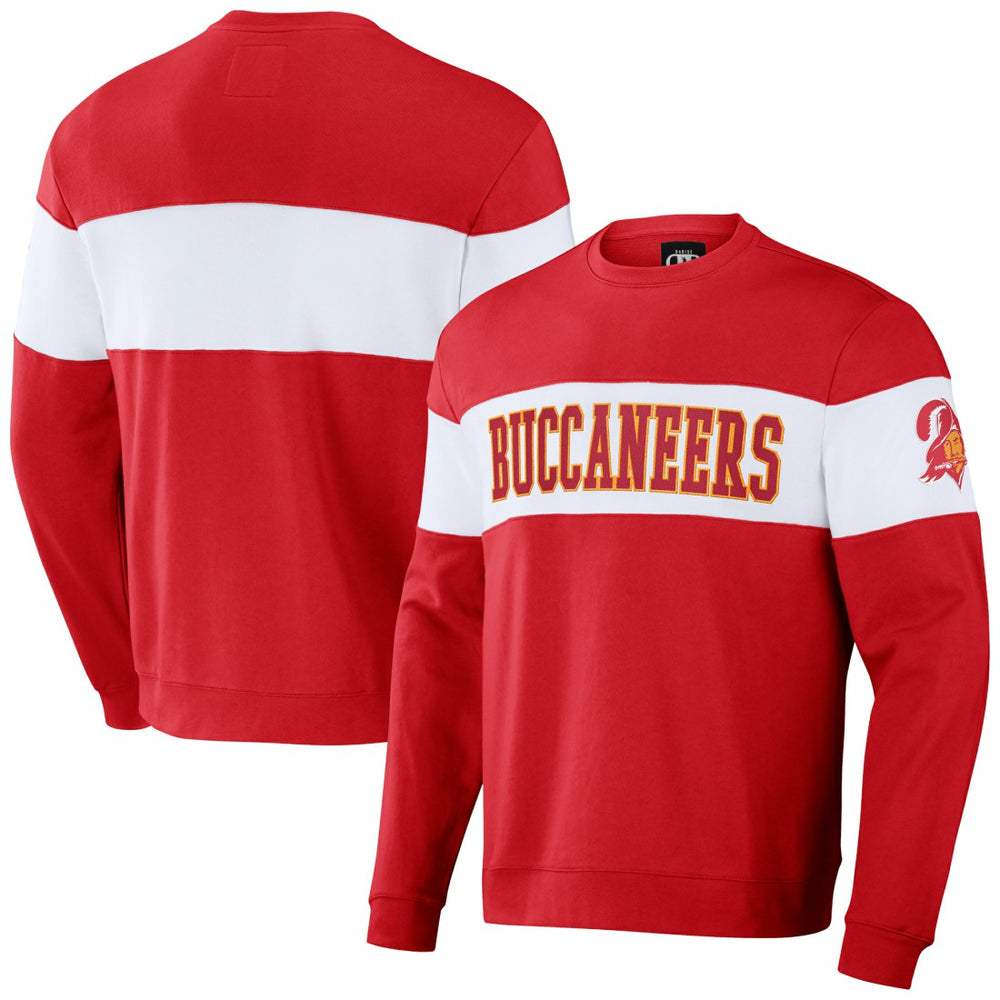 Tampa Bay Buccaneers NFL x Darius Rucker Collection Team Color & White Pullover Sweatshirt - Red on sale