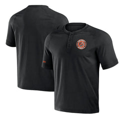 Cincinnati Bengals NFL x Darius Rucker Collection Washed Raglan Henley T-Shirt - Black cheap