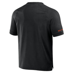 Cincinnati Bengals NFL x Darius Rucker Collection Washed Raglan Henley T-Shirt - Black cheap