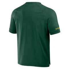 Green Bay Packers NFL x Darius Rucker Collection Washed Raglan Henley T-Shirt - Green discount