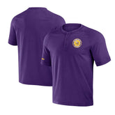 Minnesota Vikings NFL x Darius Rucker Collection Washed Raglan Henley T-Shirt - Purple for sale