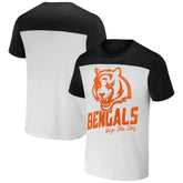 Cincinnati Bengals NFL x Darius Rucker Collection Colorblocked T-Shirt - Cream online